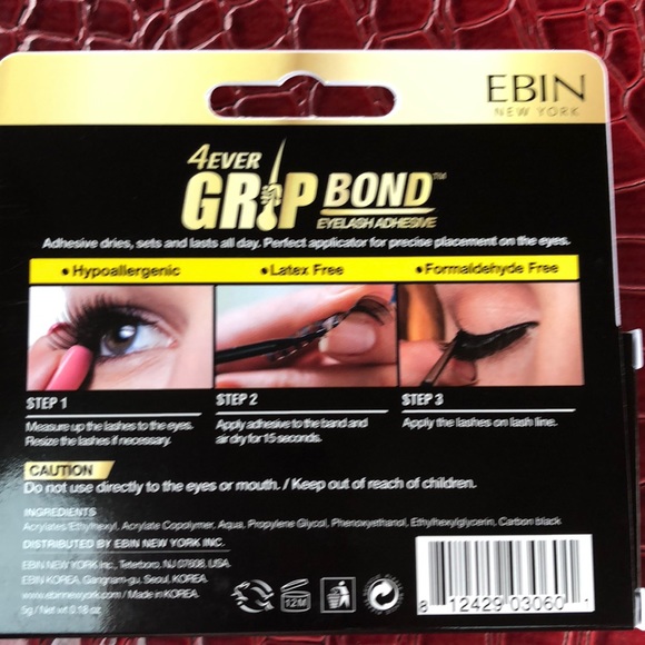 EBIN lash glue with brush applicator - Picture 3 of 3